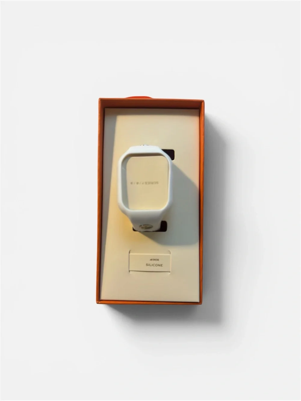 TORY BURCH T MONOGRAM TBS0117 WHITE SILICONE 41MM APPLE WOMENS WATCH BAND